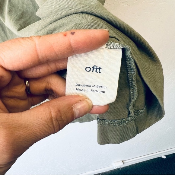 oftt Sage Green Luxury T-shirt Small - Picture 7 of 8